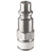 N.651 - końcówka z gwintem zewnętrznym pokrytym teflonem 1/2" gaz BSP