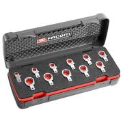 12.J11 - zestaw 11 końcówek oczkowych 9x12, rozmiary metryczne 8 - 19 mm