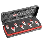 13.J8U - zestaw 8 końcówek oczkowych 14x18, rozmiary calowe 1/2” - 15/16”