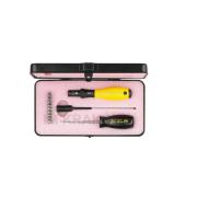 27687 - Zestaw 13-cz. z uchwytem na bity i 10 bitami: płaskimi, Phillips, Pozidriv,TORX®