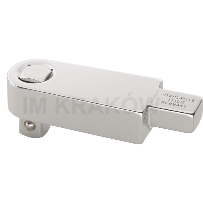 734L/5 - Końcówka wtykowa z czopem kwadratowym 3/8" 9x12 mm wersja przedłużona, 58242005 734L/5 - Końcówka wtykowa z czopem kwadratowym 3/8" 9x12 mm wersja przedłużona, 58242005