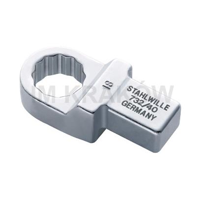 732/40 30 - Końcówka wtykowa oczkowa 14x18mm, 30mm 