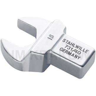 731/40 32 - Końcówka płaska wtykowa 14x18mm, 32mm