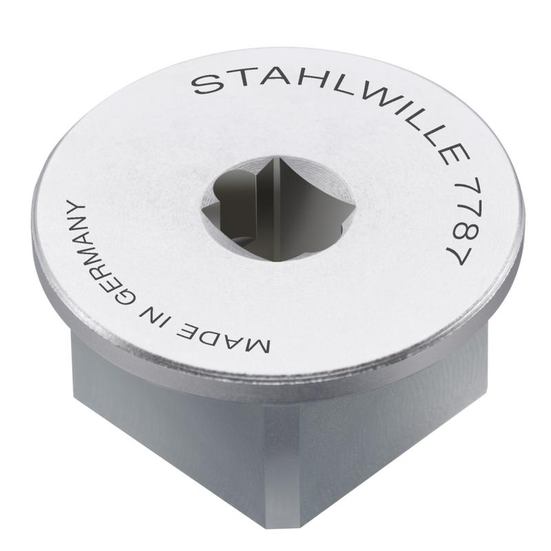 7787 - Złączka przejściowa czworokątna z  wew. 1/4" na zew. 3/4"