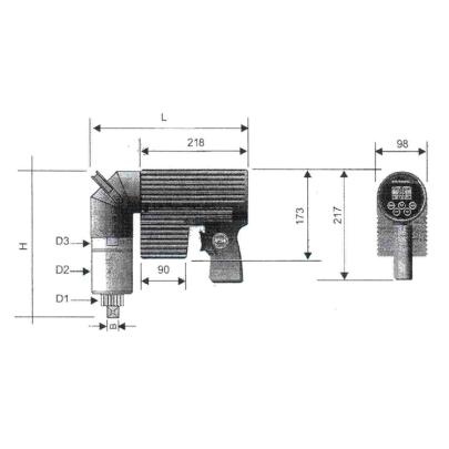 ECWip10 - Zakrętarka elektryczna, 60-420 Nm, 3/4"