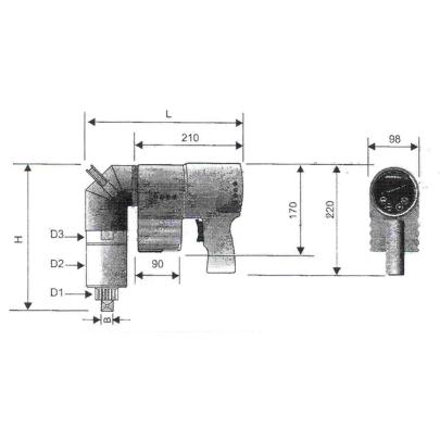 ECW500 - Zakrętarka elektryczna, 900-5000 Nm, 1 1/2"