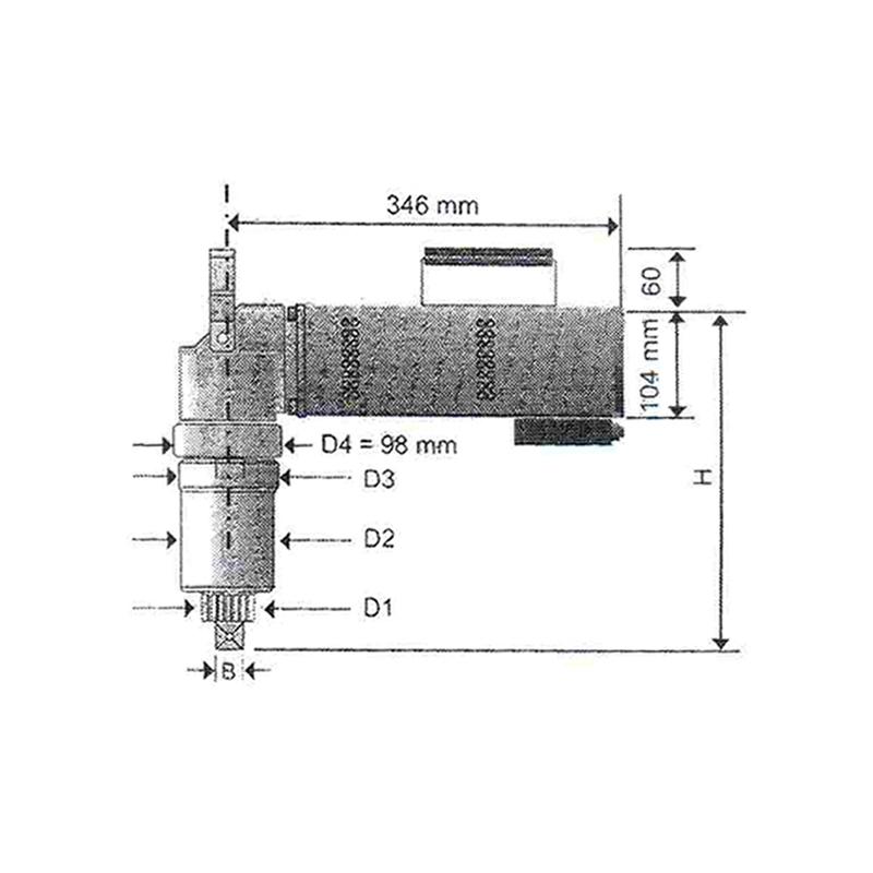 EFW600 - Zakrętarka elektryczna, 1150-6200 Nm, 1 1/2"