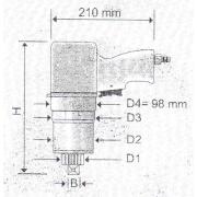 CLD 155 - Zakrętarka pneumatyczna z łożyskowanie napędu względem przekładni planetarnej, 590-1730 Nm, 1"
