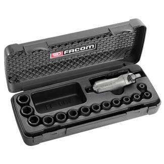 NJ.14F2PB - zestaw nasadek z kluczem udarowym 3/8"