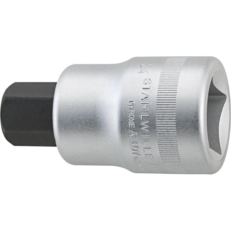 64 14 - Nasadka trzpieniowa 1" do śrub 6-kątnych metrycznych, 14 mm 64 14 - Nasadka trzpieniowa 1" do śrub 6-kątnych metrycznych, 14 mm