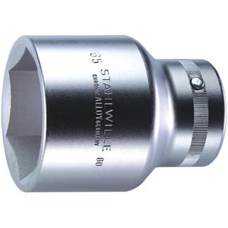 60 70 - Nasadka 1" 6-kątna, krótka, metryczna, 70 mm