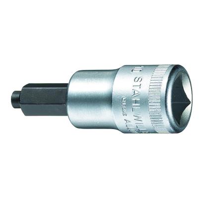 Stahlwille 54 IC 8 Innen-Sechskant-Bit 8 Mm – Für 1/2" Antrieb, Mit Führungsstift | Verchromt, Chromlegiert