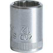 40 D 12 - Nasadka 1/4" 12-kątna, krótka, metryczna, 12 mm