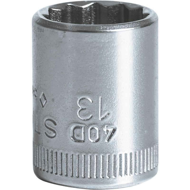 40 D 14 - Nasadka 1/4" 12-kątna, krótka, metryczna, 14 mm 40 D 14 - Nasadka 1/4" 12-kątna, krótka, metryczna, 14 mm