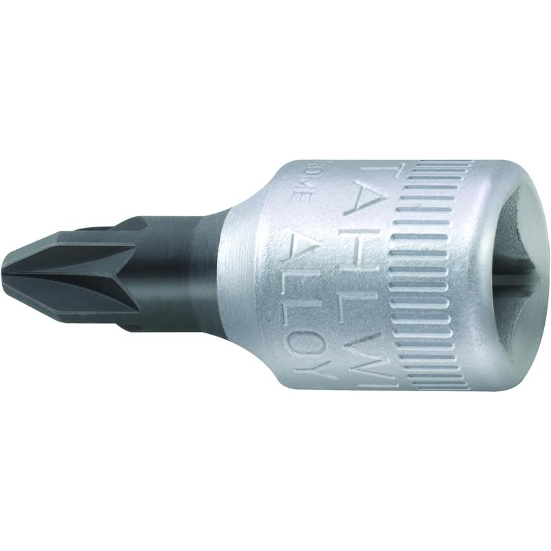 44 PZ 2 - Nasadka trzpieniowa 1/4" do śrub Pozidriv®, PZ2 44 PZ 2 - Nasadka trzpieniowa 1/4" do śrub Pozidriv®, PZ2