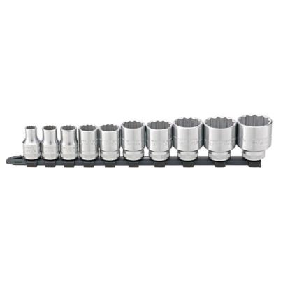 12918/10-50 - Zestaw nasadek 1/2" 12-kątnych, 10 - 32 mm (10 szt.)