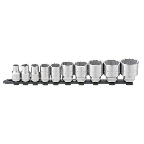 12918/10-50 - Zestaw nasadek 1/2" 12-kątnych, 10 - 32 mm (10 szt.), 96053010