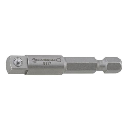 3118 - Uchwyt do nasadek 1/4" Hex - 3/8" kwadrat, 31180000