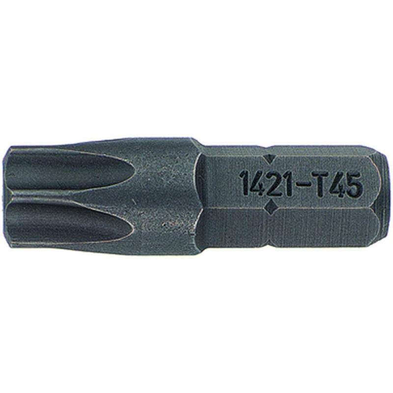1421 T 45 - Bit standardowy do śrub Torx, T45 x 25 mm (1 szt.) 1421 T 45 - Bit standardowy do śrub Torx, T45 x 25 mm (1 szt.)