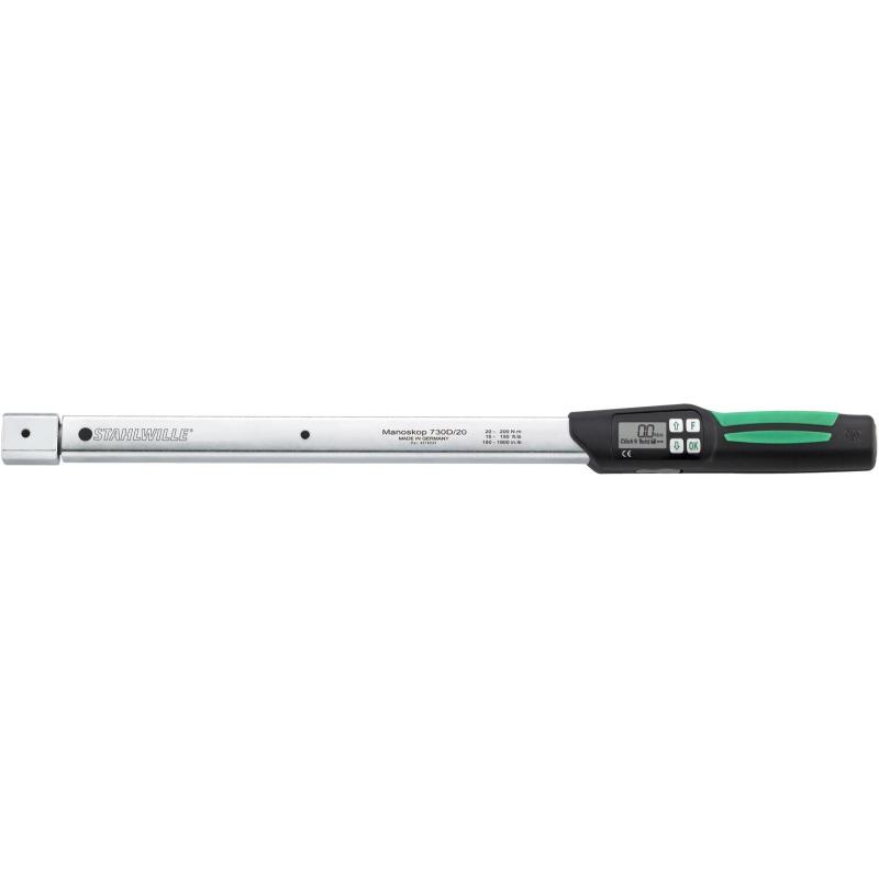 730DII/65 - Klucz dynamometryczny elektroniczny MANOSKOP® z wymiennymi końcówkami, 65-650 Nm (48-480 ft.lb), 22x28 mm 730DII/65 - Klucz dynamometryczny elektroniczny MANOSKOP® z wymiennymi końcówkami, 65-650 Nm (48-480 ft.lb), 22x28 mm