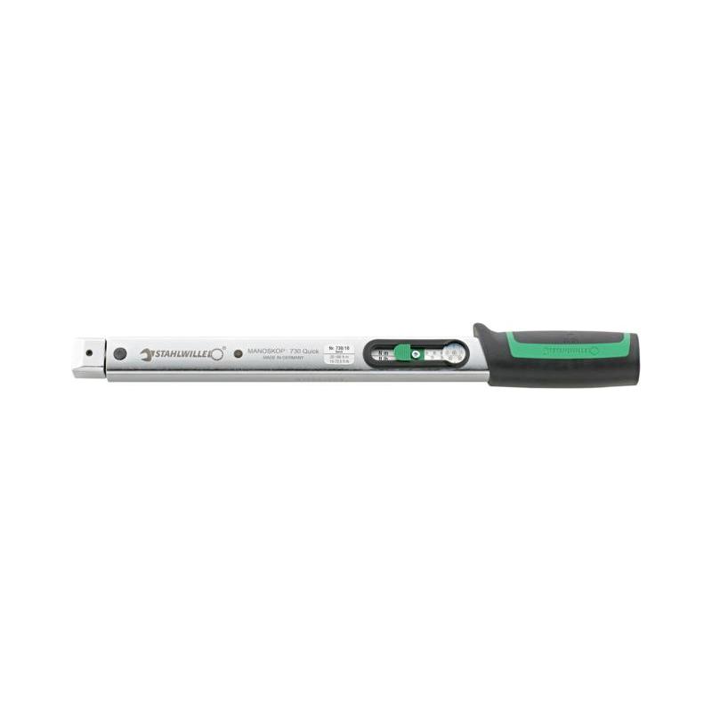 730A/10 QUICK - Klucz dynamometryczny serwisowy MANOSKOP®, 20-100 Nm (180-880 in.lb), 9x12 mm, z podwójną skalą 730A/10 QUICK - Klucz dynamometryczny serwisowy MANOSKOP®, 20-100 Nm (180-880 in.lb), 9x12 mm, z podwójną skalą