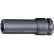 2309 21 - Nasadka udarowa 1/2" 6-kątna, długa, metryczna, 21 mm