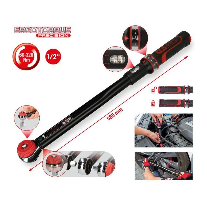 516.1472 - Klucz dynamometryczny ERGOTORQUE® precision 1/2", 60-320 Nm 516.1472 - Klucz dynamometryczny ERGOTORQUE® precision 1/2", 60-320 Nm