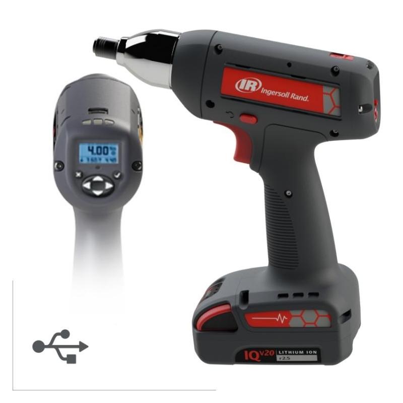 QXFD2PT008PQ04 - Precyzyjny klucz akumulatorowy 1/4" QC, 20 V, USB, 1,6-8 Nm, z wyświetlaczem