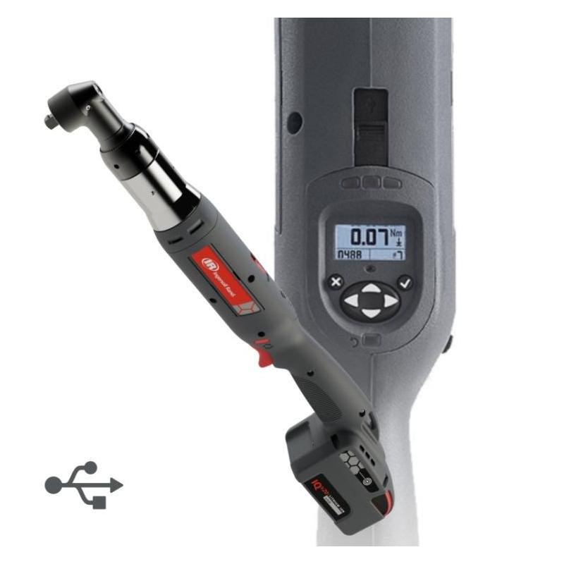 QXFD2AT005PQ04 - Akumulatorowy klucz kątowy 1/4" QC, 20 V, USB, 1-5 Nm, z wyświetlaczem