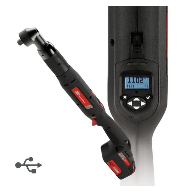 QXFD5AT030PS06 - Akumulatorowy klucz kątowy 3/8" o wysokim momencie obrotowym, 40 V, USB, 6-30 Nm, z wyświetlaczem