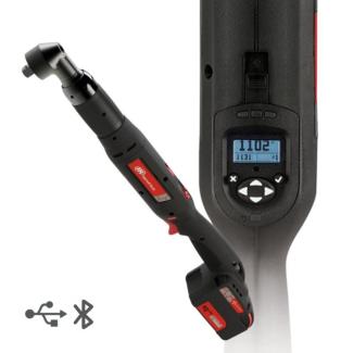 QXBD5AT080ES08 - Akumulatorowy klucz kątowy 1/2" o wysokim momencie obrotowym, 40 V, Bluetooth, ETS, 12-80 Nm, z wyświetlaczem