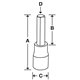 FAM10E - Nasadka trzpieniowa 3/8" do śrub 6-kątnych metrycznych, 10 mm