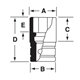 FDS161 - Nasadka 3/8" 12-kątna, Semi-Deep, calowa, 1/2"