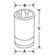 FLE80A - Nasadka 3/8" do śrub Torx®, E8