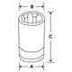 FLE110A - Nasadka 3/8" do śrub Torx®, E11