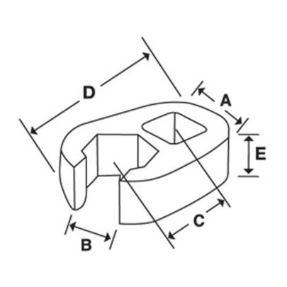 FRH140S - Klucz pazurowy 3/8" 6-kątny, oczkowo-otwarty, Flank Drive®, 7/16"