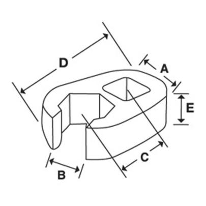 FRHM17 - Klucz pazurowy 3/8" 6-kątny, oczkowo-otwarty, Flank Drive®, 17 mm