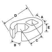 FRHM18 - Klucz pazurowy 3/8" 6-kątny, oczkowo-otwarty, Flank Drive®, 18 mm