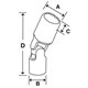 FSE80 - Nasadka przegubowa 3/8" do śrub Torx®, E8