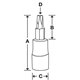 FTX55SE - Nasadka trzpieniowa krótka 3/8" do śrub Torx®, T55