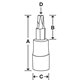 FTXR30E - Nasadka trzpieniowa 3/8" do śrub Torx® Tamper Resistant z otworem, T30