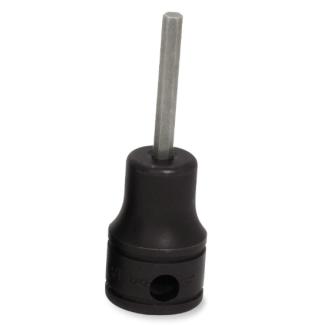 GFA4E - Nasadka trzpieniowa  3/8" czerniona do śrub 6-kątnych calowych, 1/8"