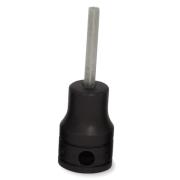 GFA4.5E - Nasadka trzpieniowa  3/8" czerniona do śrub 6-kątnych calowych, 9/64"