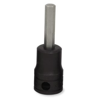 GFA7E - Nasadka trzpieniowa  3/8" czerniona do śrub 6-kątnych calowych, 7/32"