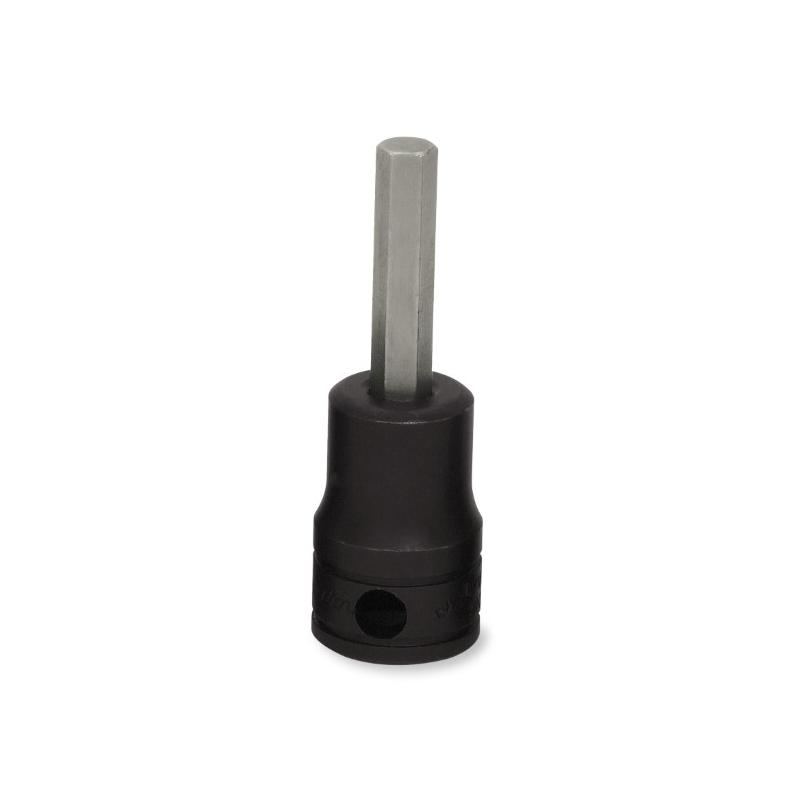 GFA7E - Nasadka trzpieniowa  3/8" czerniona do śrub 6-kątnych calowych, 7/32"