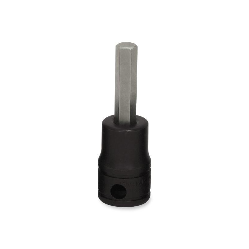 GFA8E - Nasadka trzpieniowa  3/8" czerniona do śrub 6-kątnych calowych, 1/4"