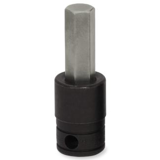 GFA12E - Nasadka trzpieniowa  3/8" czerniona do śrub 6-kątnych calowych, 3/8"