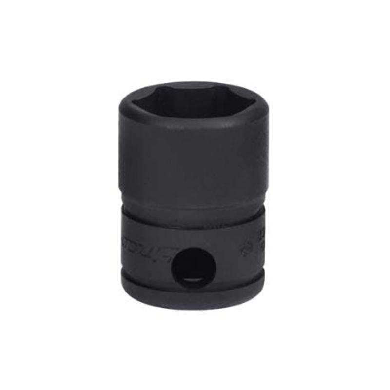 GFS221 - Nasadka czerniona 3/8" 6-kątna, krótka, calowa, 11/16"