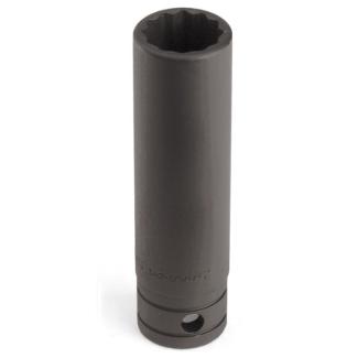 GS161A - Nasadka czerniona 1/2" 12-kątna, długa, calowa, 1/2"