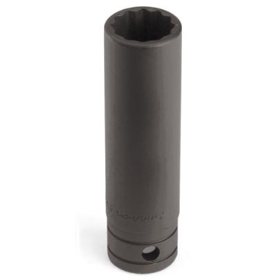 GS341 - Nasadka czerniona 1/2" 12-kątna, długa, calowa, 1'1/16"